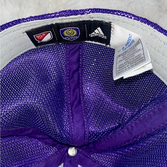 Orlando City SC Youth Hat Purple Mesh Cap MLS Soccer Adidas One Size - Picture 5 of 9